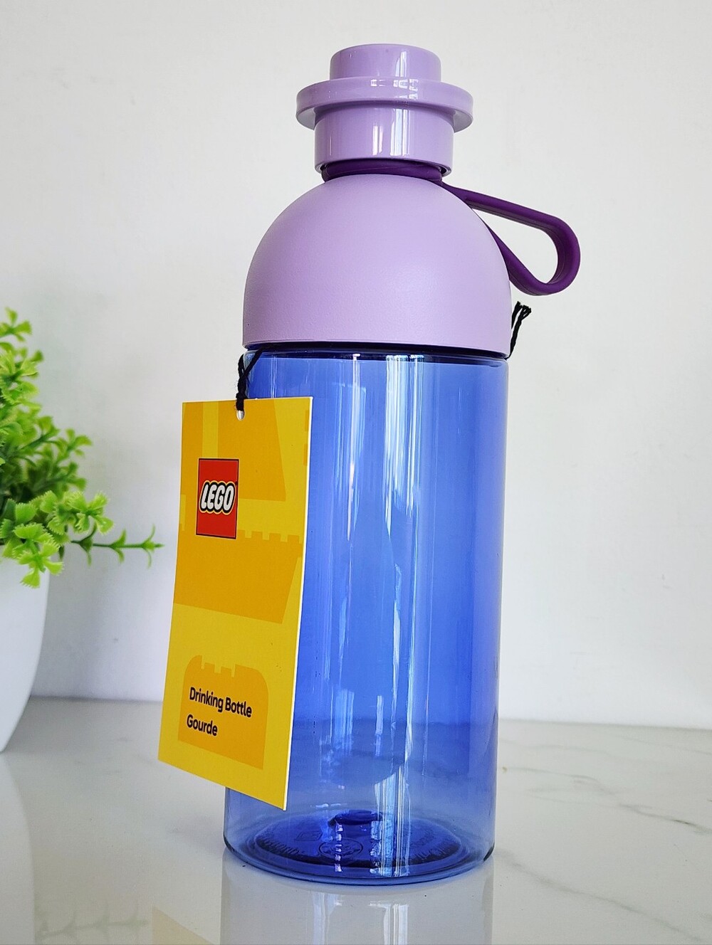 LEGO Hydration Drinking Bottle 500ml / 17 oz Lavender Purple Blue NWT